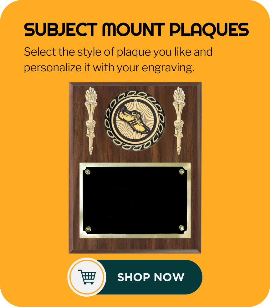 Subject Mount Plaques