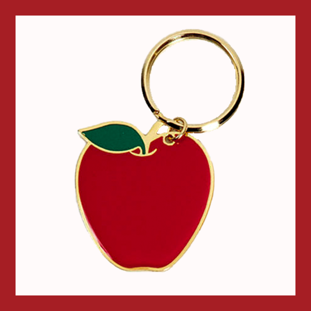 Apple Keychain for Teacher's — Mr. Trophy Shop