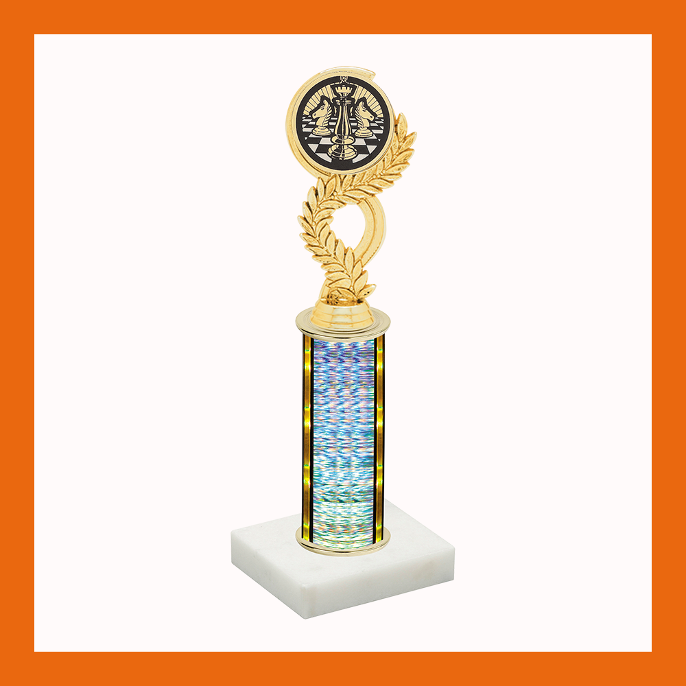 Lawn Games Laurel Mylar Trophy | Mr. Trophy Shop