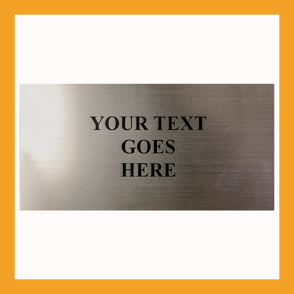 Custom Size Silver Flexi Plates For Perpetual Plaques & More — Mr