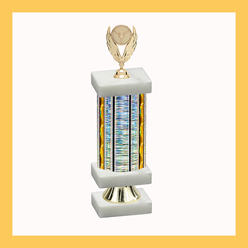 Pinewood Derby Column Riser Trophy | Mr. Trophy Shop