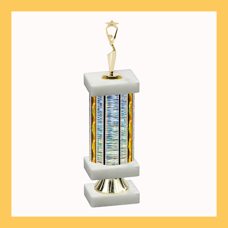 Star Column Riser Trophy | Mr. Trophy Shop